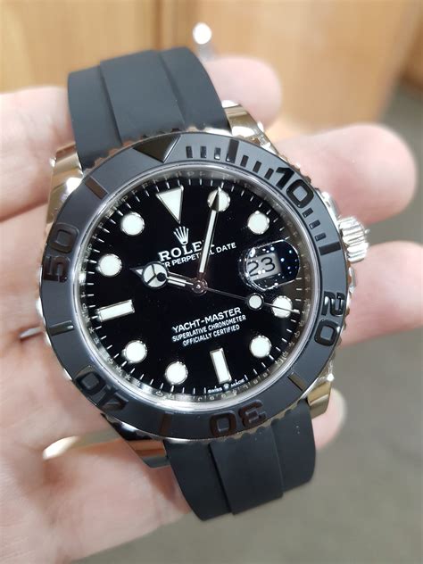 rolex yacht master all black.